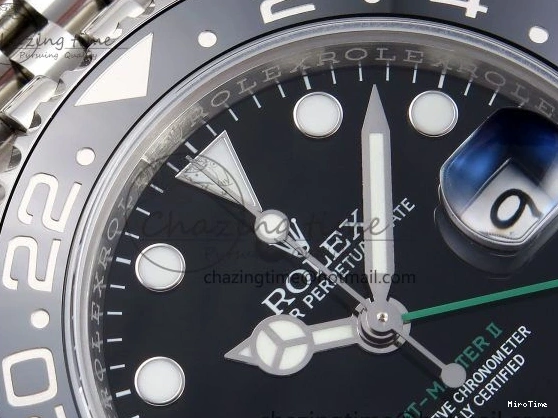 MiroTime 0503 Sporty GMT-Master II 126710 GRNR Black Gray Ceramic 904L Steel 3EF 1:1 Best Edition on Jubilee Strap VR 1339